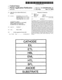 Organic electroluminescent device diagram and image