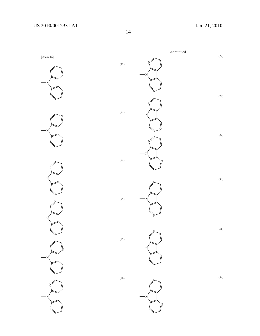 POLYCYCLIC COMPOUNDS AND ORGANIC ELECTROLUMINESCENCE DEVICE EMPLOYING THE SAME - diagram, schematic, and image 15