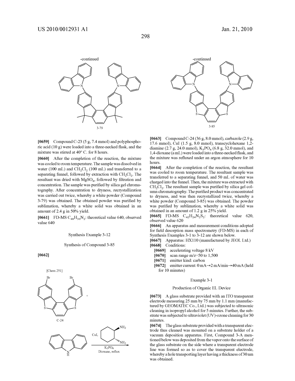 POLYCYCLIC COMPOUNDS AND ORGANIC ELECTROLUMINESCENCE DEVICE EMPLOYING THE SAME - diagram, schematic, and image 299