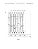 Semiconductor Device Portion Having Sub-193 Nanometers -Sized Gate Electrode Conductive Structures Formed from Linear Shaped Gate Electrode Layout Features Defined with Minimum End-to-End Spacing and Having At Least Eight Transistors diagram and image