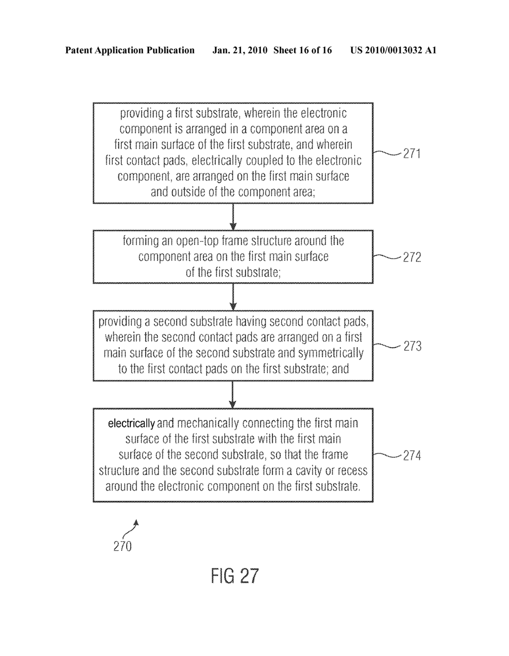 Method for Housing an Electronic Component in a Device Package and an Electronic Component Housed in the Device Package - diagram, schematic, and image 17