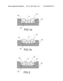 ELECTROMECHANICAL DEVICE COMPRISING ELECTRONIC COMPONENTS AND AT LEAST ONE NANOTUBE-BASED INTERFACE, AND MANUFACTURING METHOD diagram and image