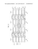 STACKED PACKAGES AND MICROELECTRONIC ASSEMBLIES INCORPORATING THE SAME diagram and image