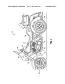 THREE-WHEELED VEHICLE WITH REAR AXLE CONTROL LINK diagram and image