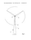 Method Of Moving The Rotating Means Of A Wind Turbine During Transportation Or Stand Still, Method Of Controlling The Moving Of The Rotating Means, Nacelle, Auxiliary Device, Control And Monitoring System And Use Hereof diagram and image