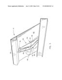 Body stiffening structure for a side dump trailer diagram and image