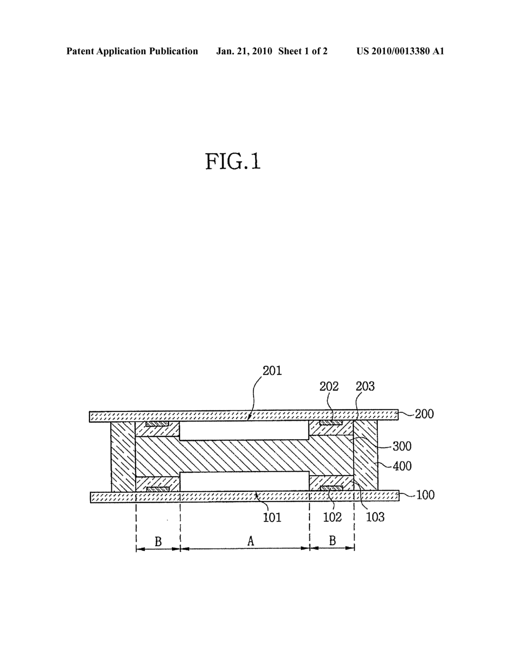 DOUBLE-EMISSION ORGANIC LIGHT EMITTING DIODE DISPLAY DEVICE - diagram, schematic, and image 02