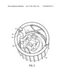 Indicator test switch for downlight lighting device and bracket therefor diagram and image