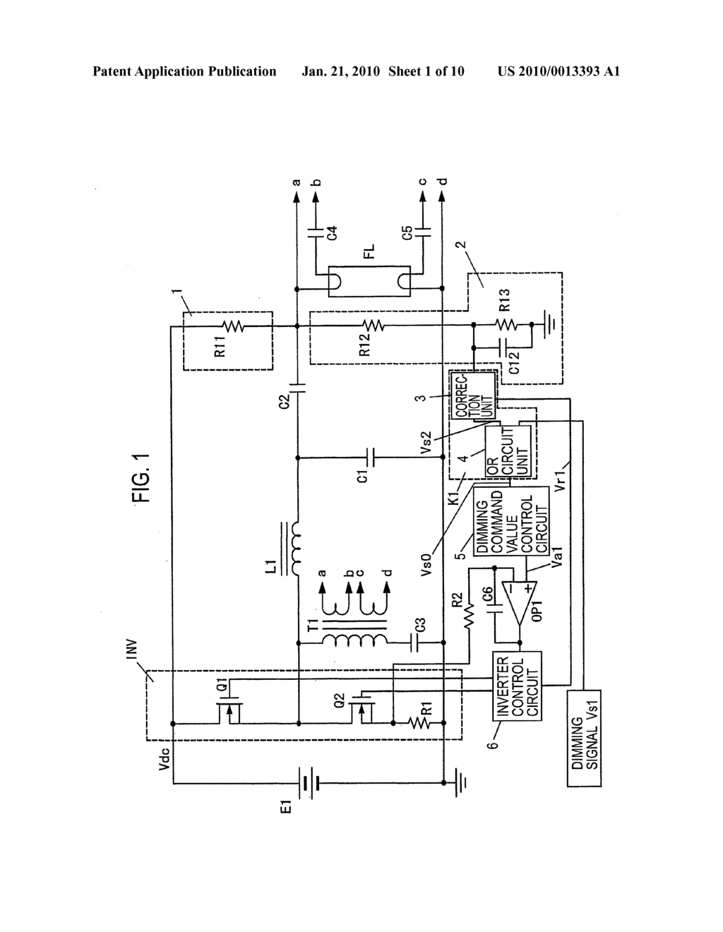 DISCHARGE LAMP LIGHTING DEVICE, AND ILLUMINATING DEVICE - diagram, schematic, and image 02