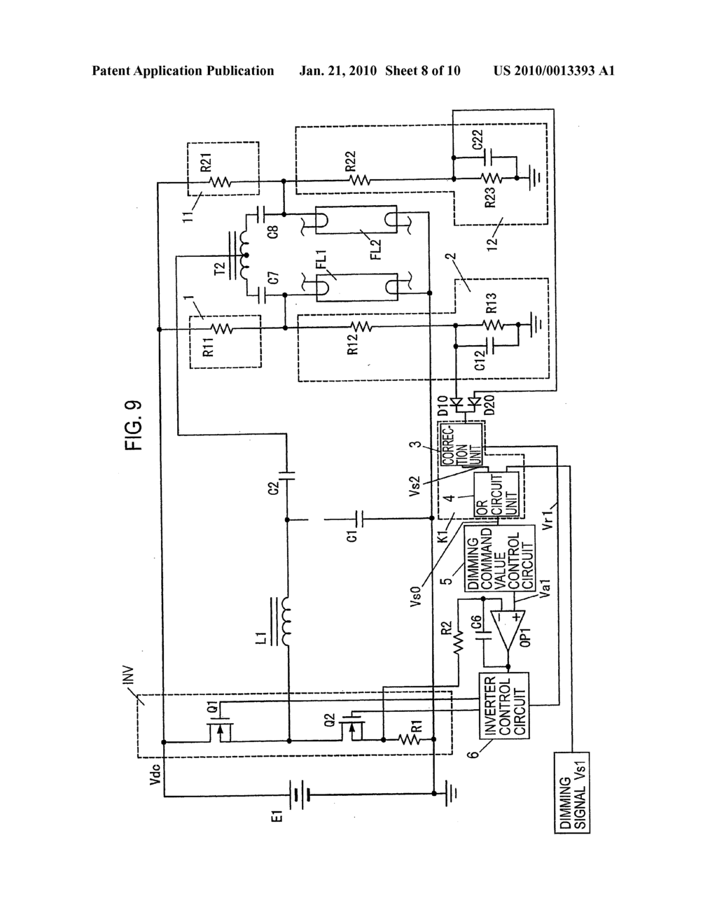 DISCHARGE LAMP LIGHTING DEVICE, AND ILLUMINATING DEVICE - diagram, schematic, and image 09