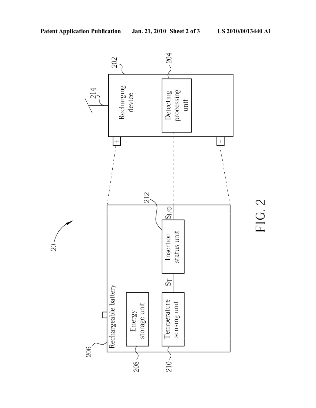 Rechargeable Battery with Active Over-Temperature Protection and Related Method and Power Supply System - diagram, schematic, and image 03