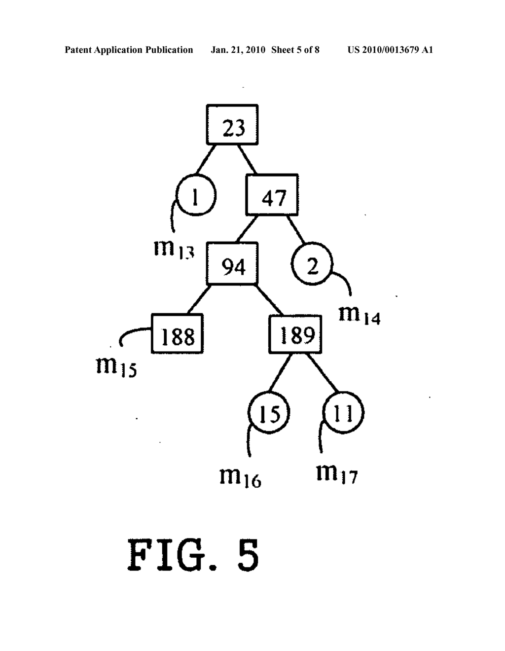 DECODER AND METHOD FOR DECODING A MESSAGE USING AN ARBITRARY-SIDE GROWING HUFFMAN TREE - diagram, schematic, and image 06