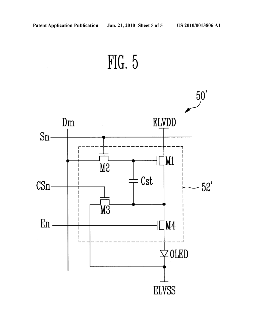 PIXEL AND ORGANIC LIGHT EMITTING DISPLAY DEVICE USING THE SAME - diagram, schematic, and image 06