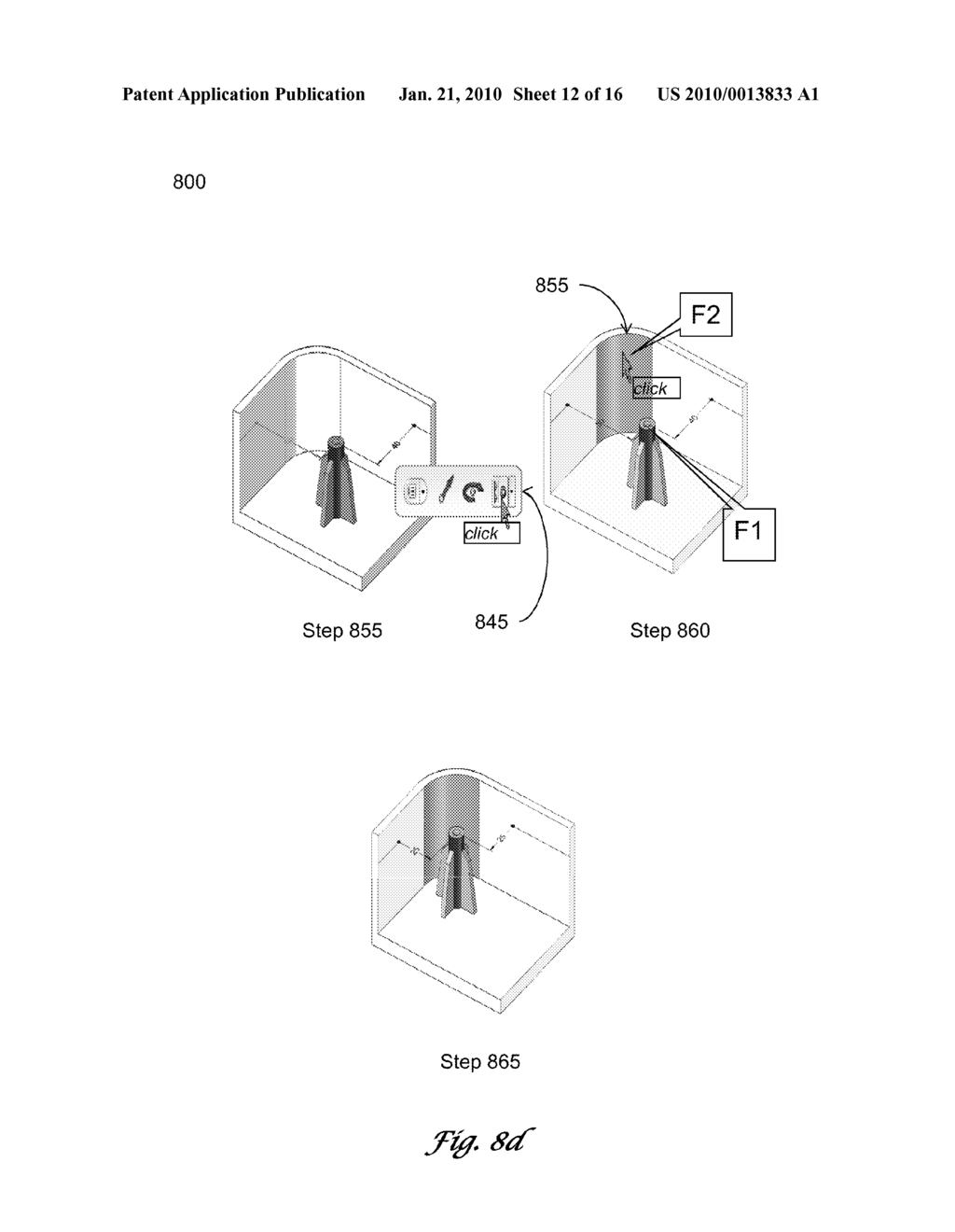 SYSTEM AND METHOD FOR MODIFYING FEATURES IN A SOLID MODEL - diagram, schematic, and image 13