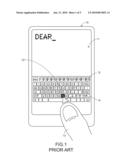 TOUCH-TYPE MOBILE COMPUTING DEVICE AND DISPLAYING METHOD APPLIED THERETO diagram and image