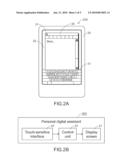 TOUCH-TYPE MOBILE COMPUTING DEVICE AND DISPLAYING METHOD APPLIED THERETO diagram and image