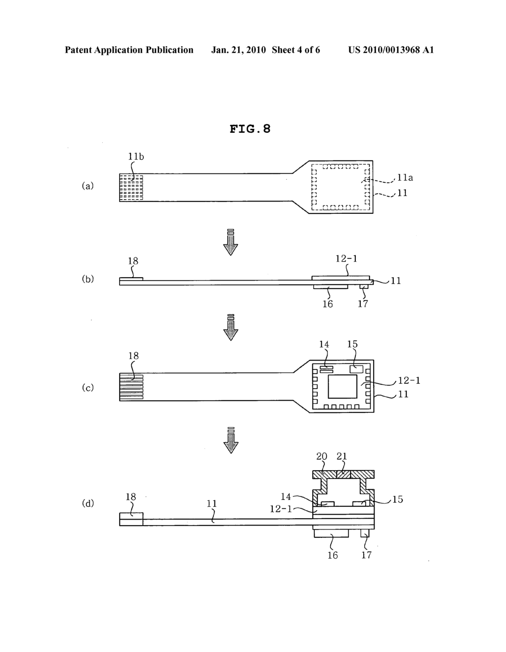 Image sensor module embedded in mobile phone and method of manufacturing the same - diagram, schematic, and image 05