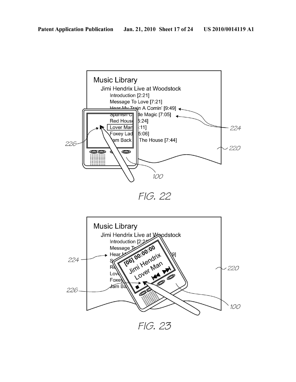 MOBILE TELECOMMUNICATION DEVICE FOR PRINTING AN INTERFACE SURFACE IN RESPONSE TO RECEIVED DATA - diagram, schematic, and image 18