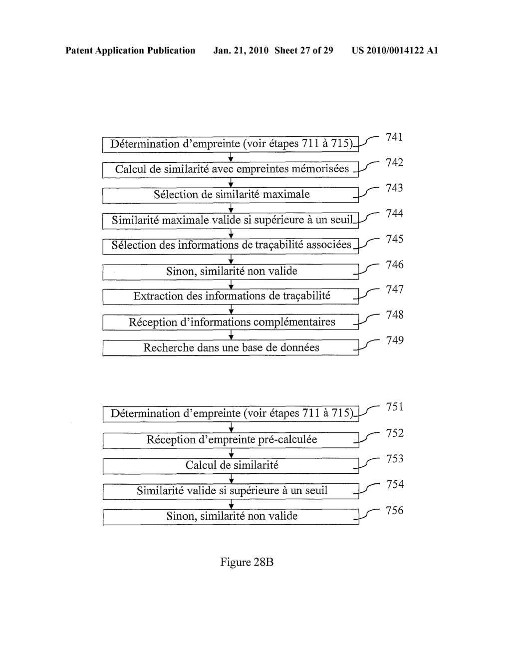 METHOD AND DEVICE FOR MAKING DOCUMENTS SECURE - diagram, schematic, and image 28