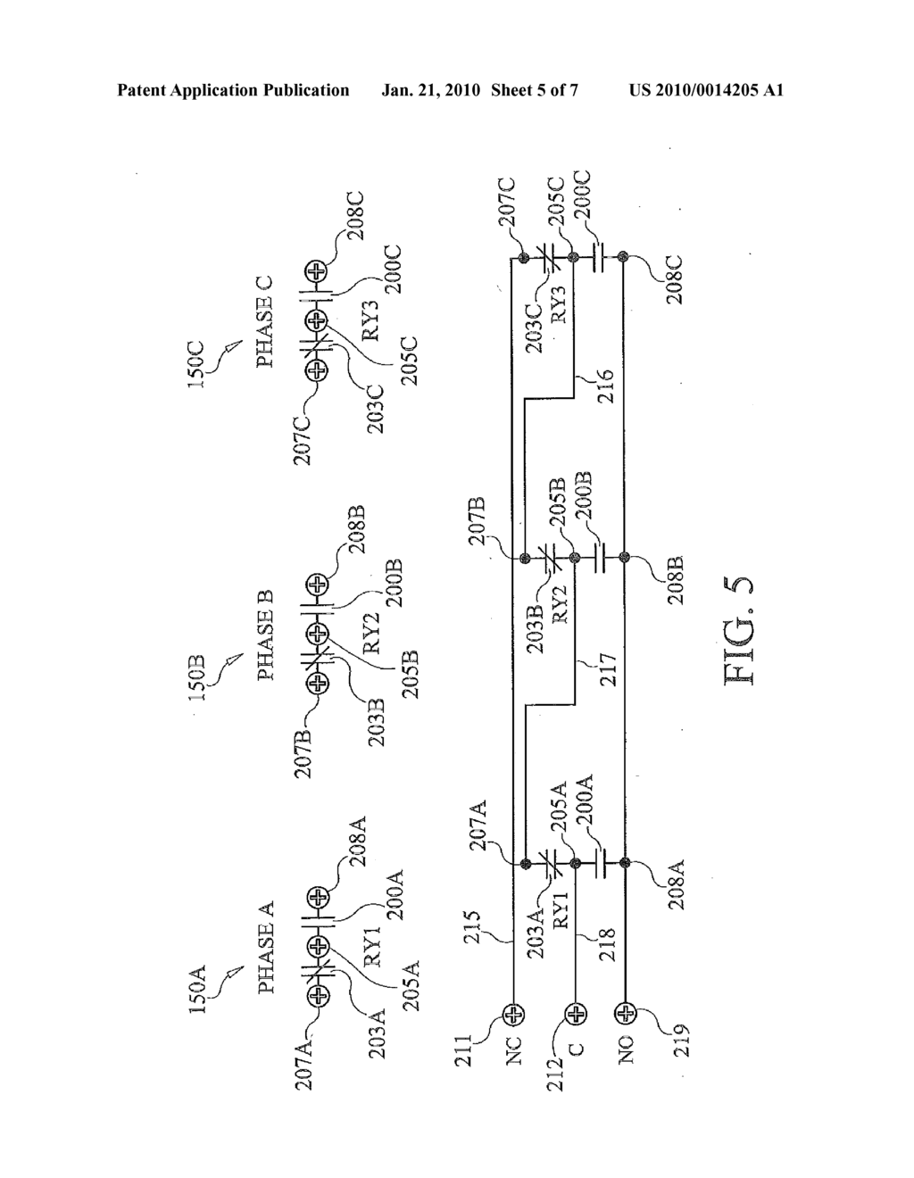 MULTIPLE OPERATING VOLTAGE ELECTRICAL SURGE PROTECTION APPARATUS - diagram, schematic, and image 06