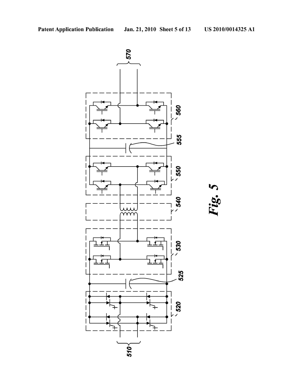 AC-AC CONVERTER WITH HIGH FREQUENCY LINK - diagram, schematic, and image 06
