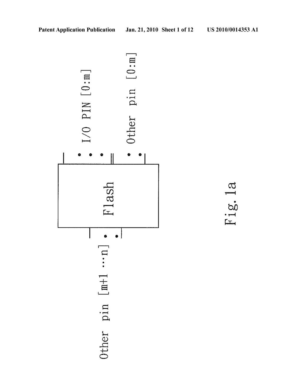 FLASH MEMORY DEVICE WITH SWITCHING INPUT/OUTPUT STRUCTURE - diagram, schematic, and image 02