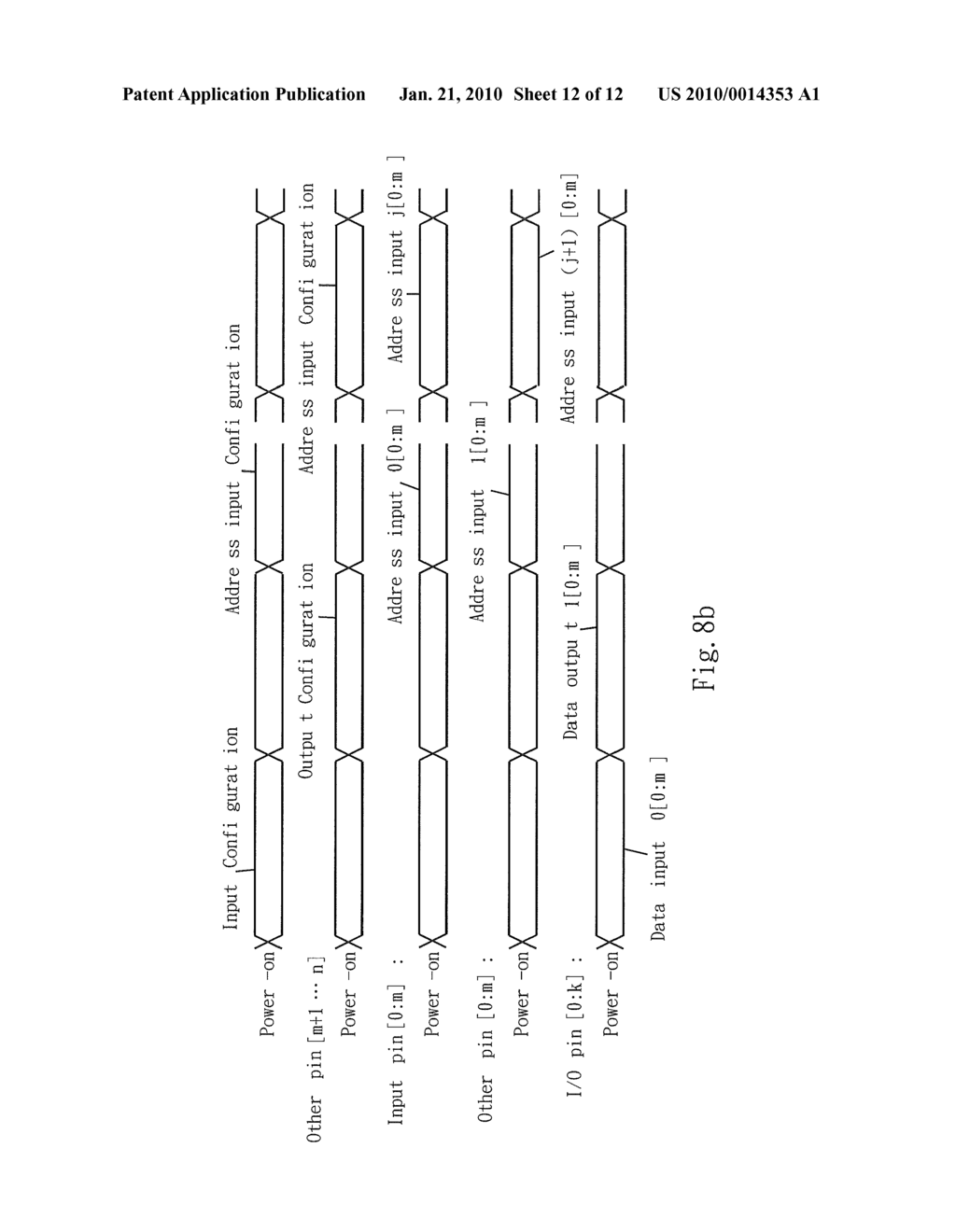 FLASH MEMORY DEVICE WITH SWITCHING INPUT/OUTPUT STRUCTURE - diagram, schematic, and image 13