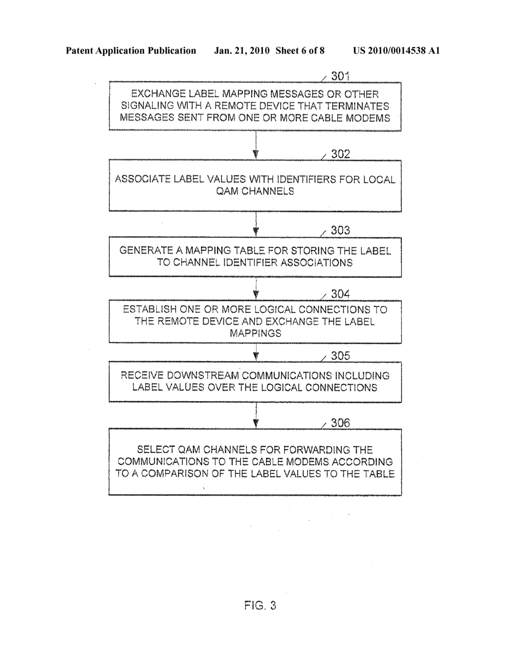 TRANSFERRING DOCSIS FRAMES USING A LABEL SWITCHING NETWORK - diagram, schematic, and image 07