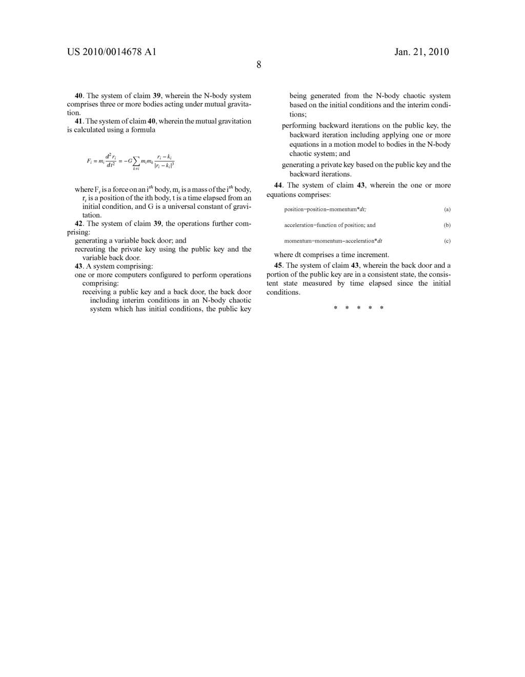 Cryptographic system using chaotic dynamics - diagram, schematic, and image 15