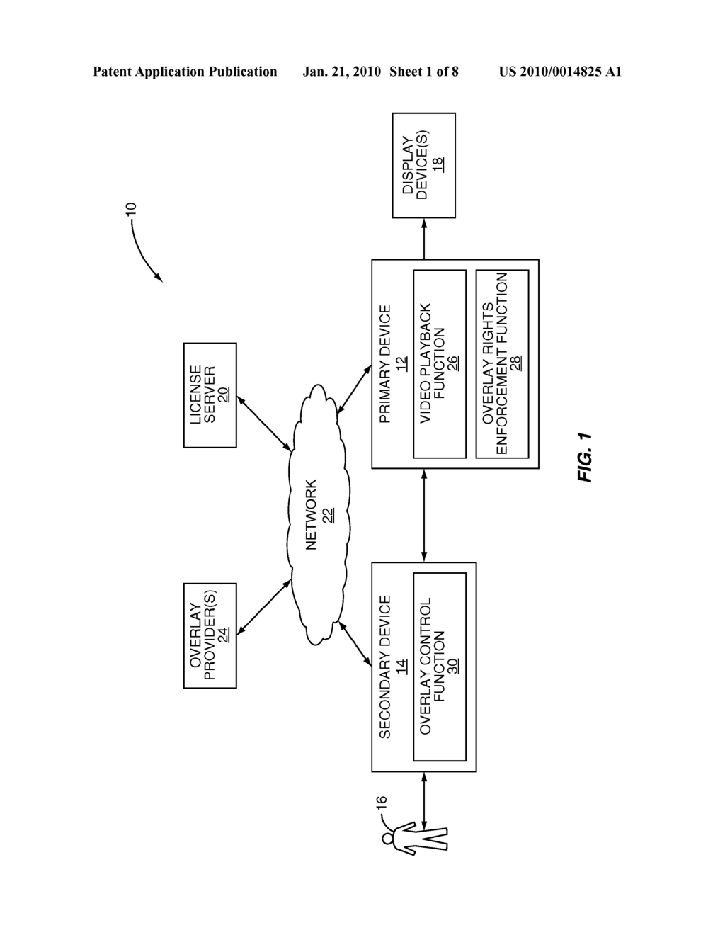 USE OF A SECONDARY DEVICE TO OVERLAY DISASSOCIATED MEDIA ELEMENTS ONTO VIDEO CONTENT - diagram, schematic, and image 02