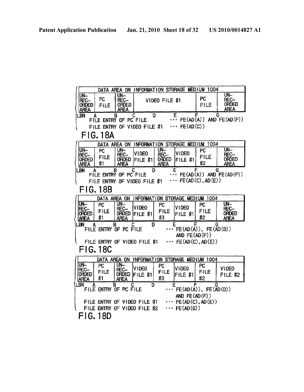 INFORMATION RECORDING METHOD, INFORMATION RECORDING MEDIUM, AND INFORMATION REPRODUCING METHOD, WHEREIN INFORMATION IS STORED ON A DATA RECORDING PORTION AND A MANAGEMENT INFORMATION RECORDING PORTION - diagram, schematic, and image 19