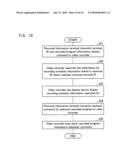 Recording device, method of controlling recording device, information terminal, information communications system, and storage medium diagram and image