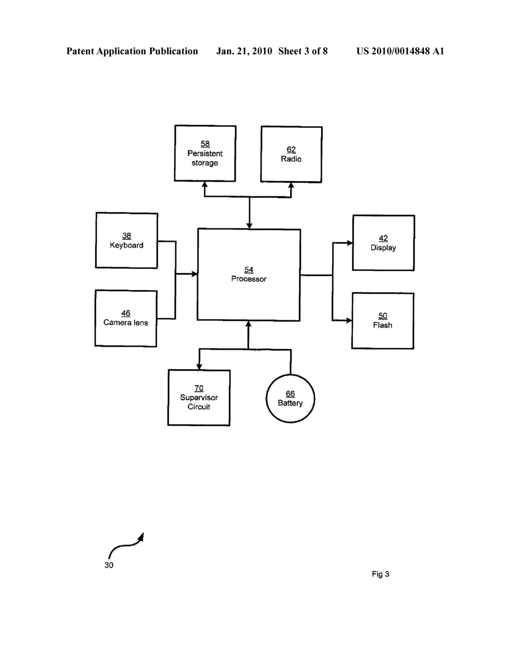 METHOD AND APPARATUS FOR POWER MANAGEMENT IN AN ELECTRONIC DEVICE - diagram, schematic, and image 04