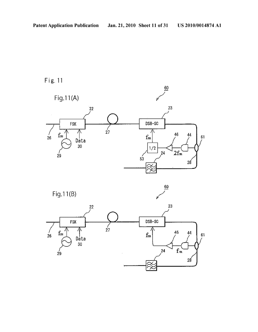 PHASE CONTROL OPTICAL FSK MODULATOR - diagram, schematic, and image 12