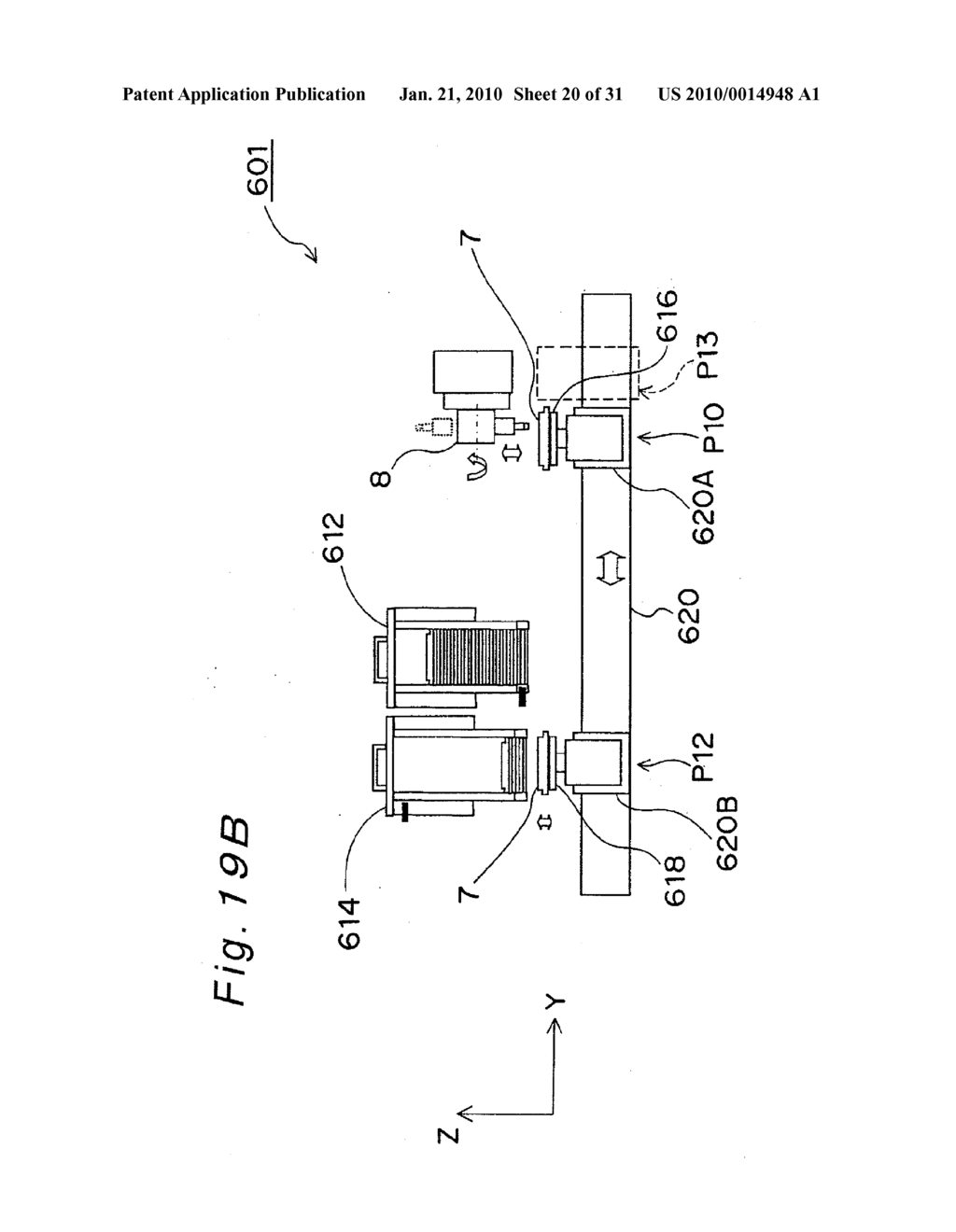 STACKING TRAY SUPPLY UNIT AND SUPPLY METHOD, AND COMPONENT MOUNTING APPARATUS AND METHOD - diagram, schematic, and image 21