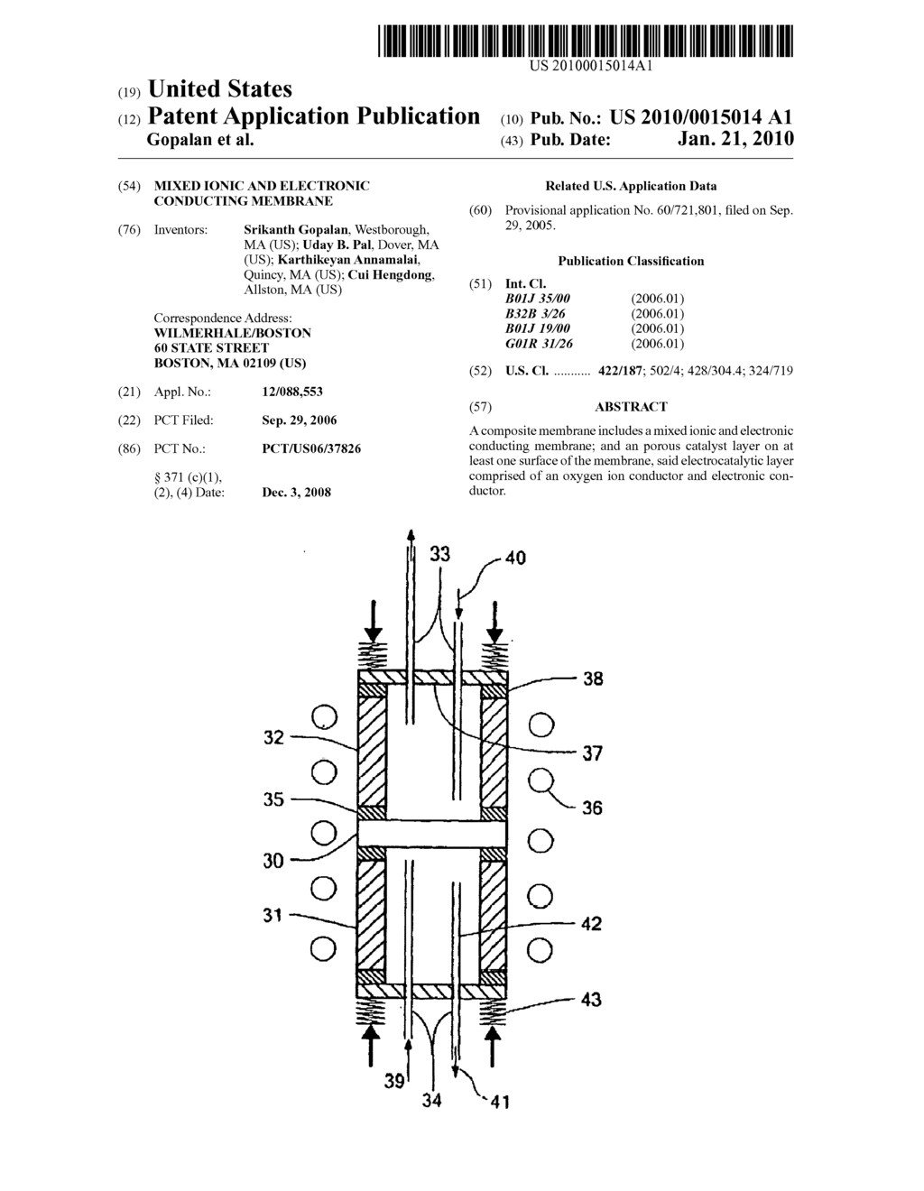 Mixed Ionic and Electronic Conducting Membrane - diagram, schematic, and image 01