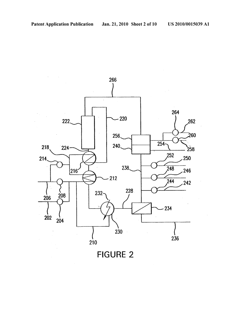 HYDROGEN GENERATION PROCESS USING PARTIAL OXIDATION/STEAM REFORMING - diagram, schematic, and image 03