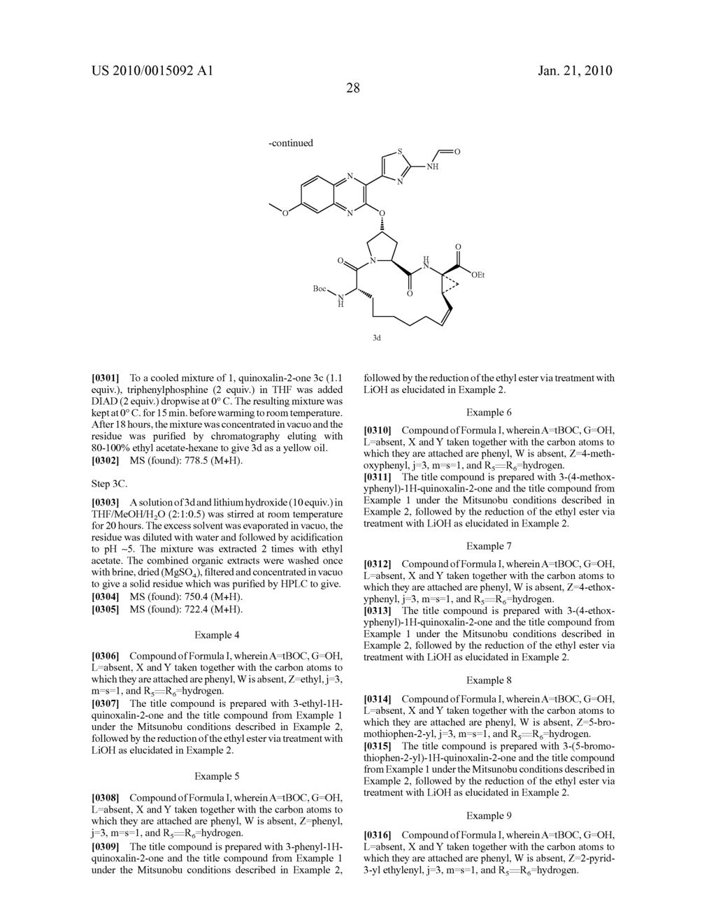 QUINOXALINYL MACROCYCLIC HEPATITIS C SERINE PROTEASE INHIBITORS - diagram, schematic, and image 29