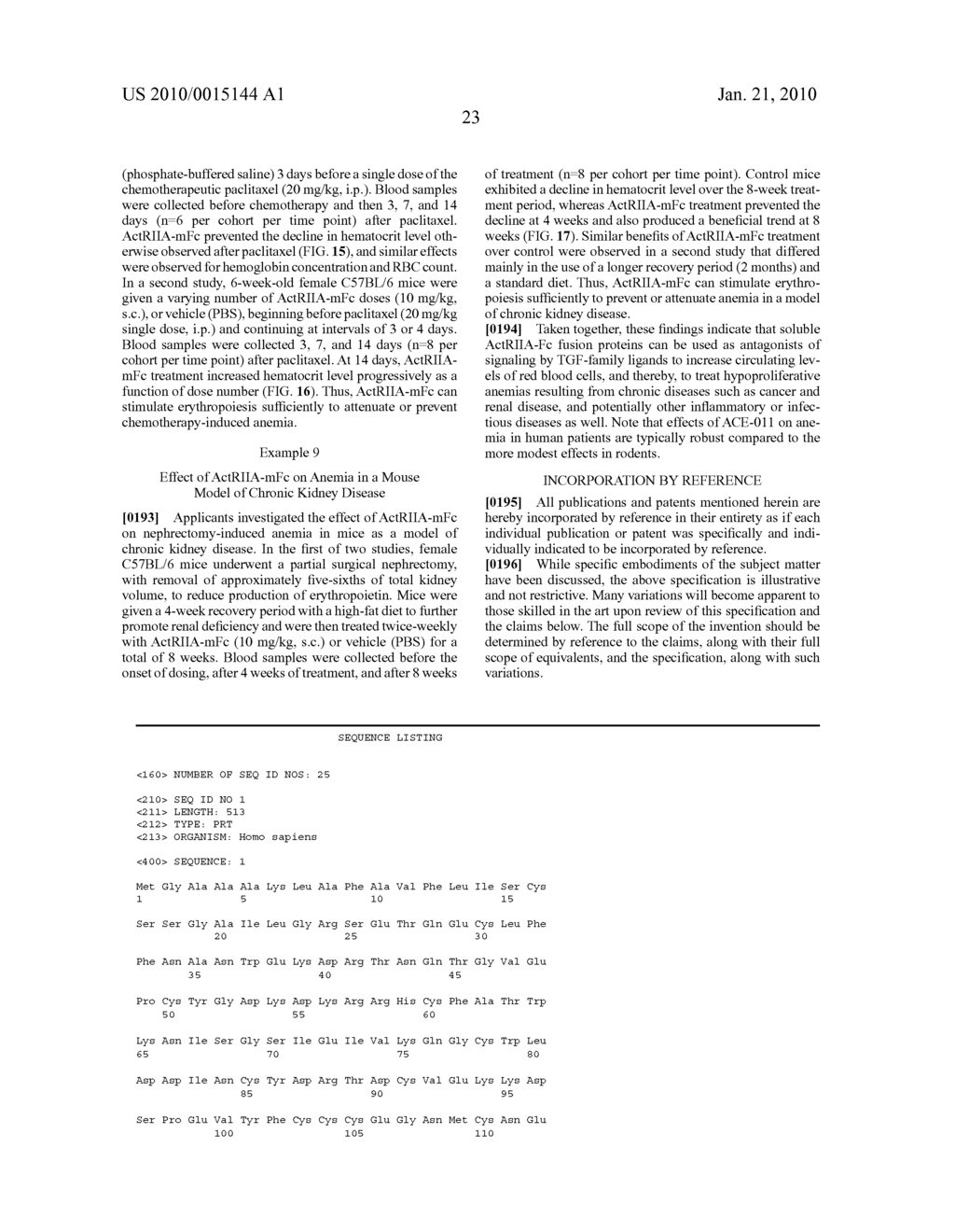 Methods for dosing an activin-actriia antagonist and monitoring of treated patients - diagram, schematic, and image 41