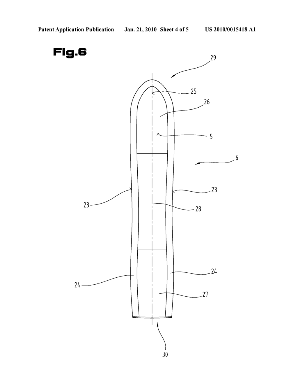 Facing material for a winter sports device - diagram, schematic, and image 05