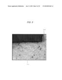 METHOD OF AND A DEVICE FOR FORMING A PROJECTION ON A METAL MEMBER AND A METAL PART PROCESSED BY THE METHOD OF FORMING A PROJECTION diagram and image