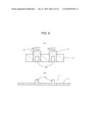 METHOD OF AND A DEVICE FOR FORMING A PROJECTION ON A METAL MEMBER AND A METAL PART PROCESSED BY THE METHOD OF FORMING A PROJECTION diagram and image