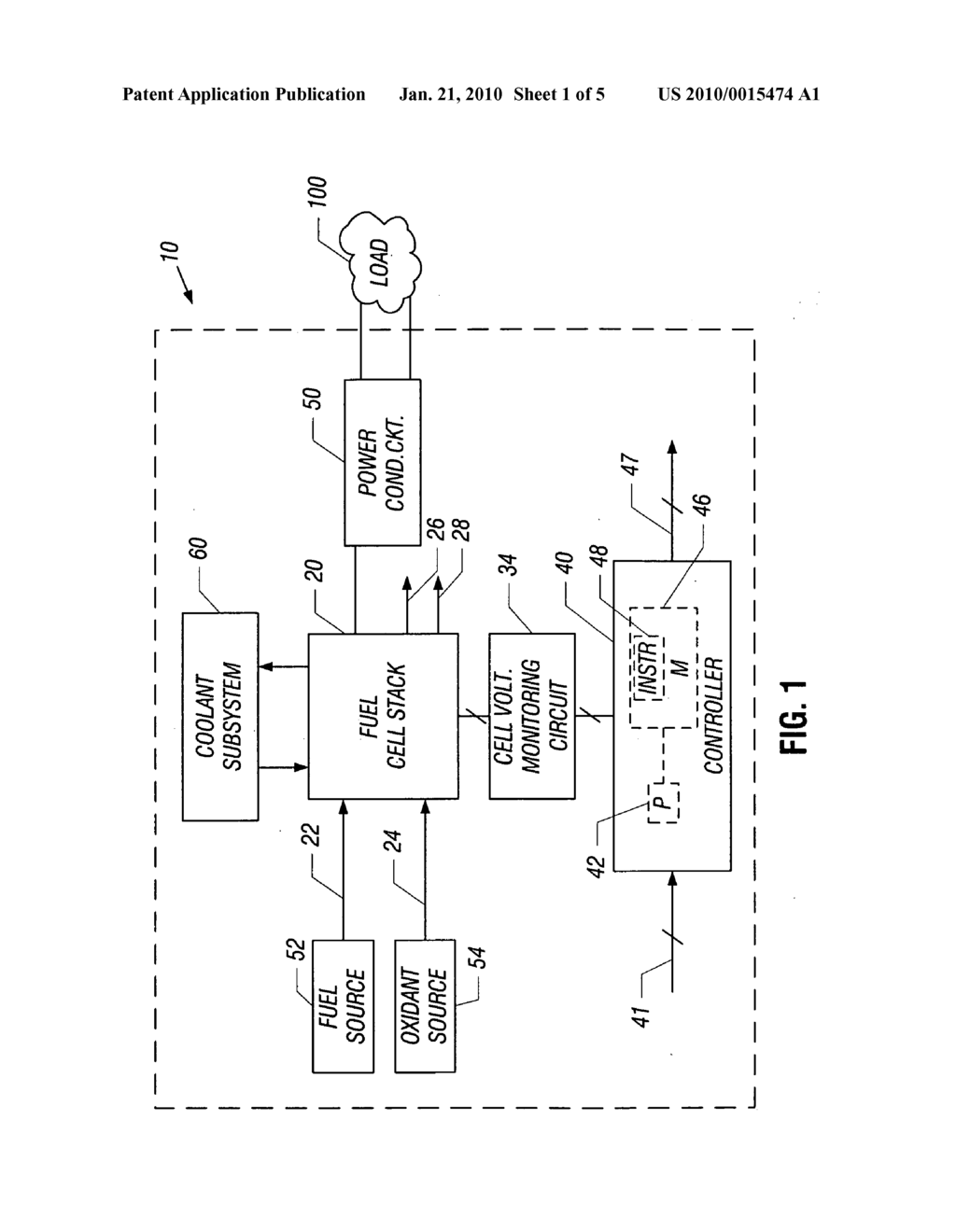 Adaptive Technique and Apparatus to Detect an Unhealthy Condition of a Fuel Cell System - diagram, schematic, and image 02