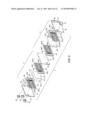 Reaction gas temperature and humidity regulating module for fuel cell stack diagram and image