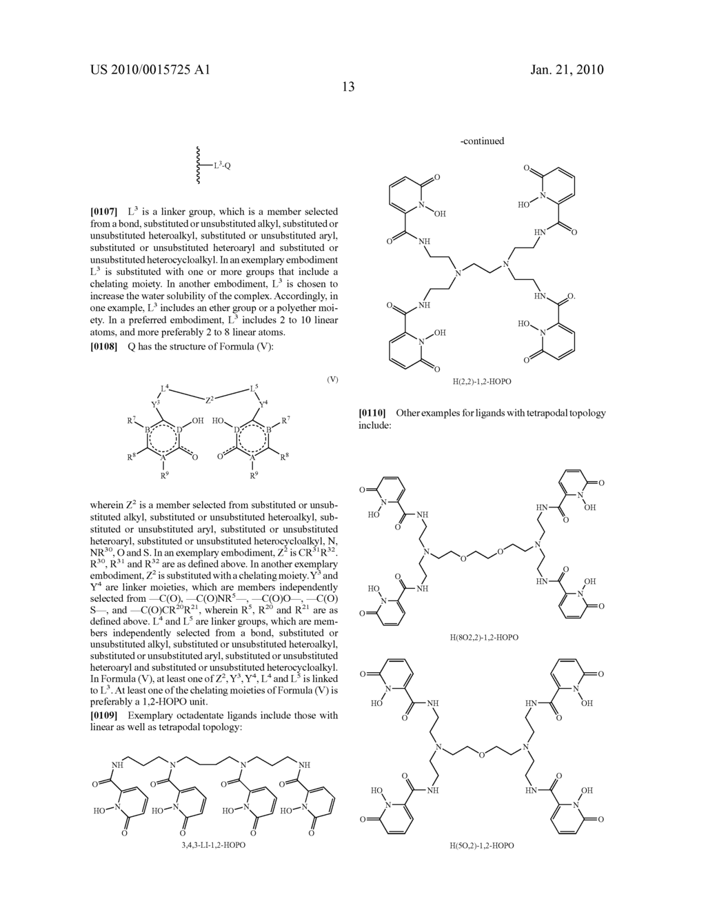 LUMINESCENT 1-HYDROXY-2-PYRIDINONE CHELATES OF LANTHANIDES - diagram, schematic, and image 14