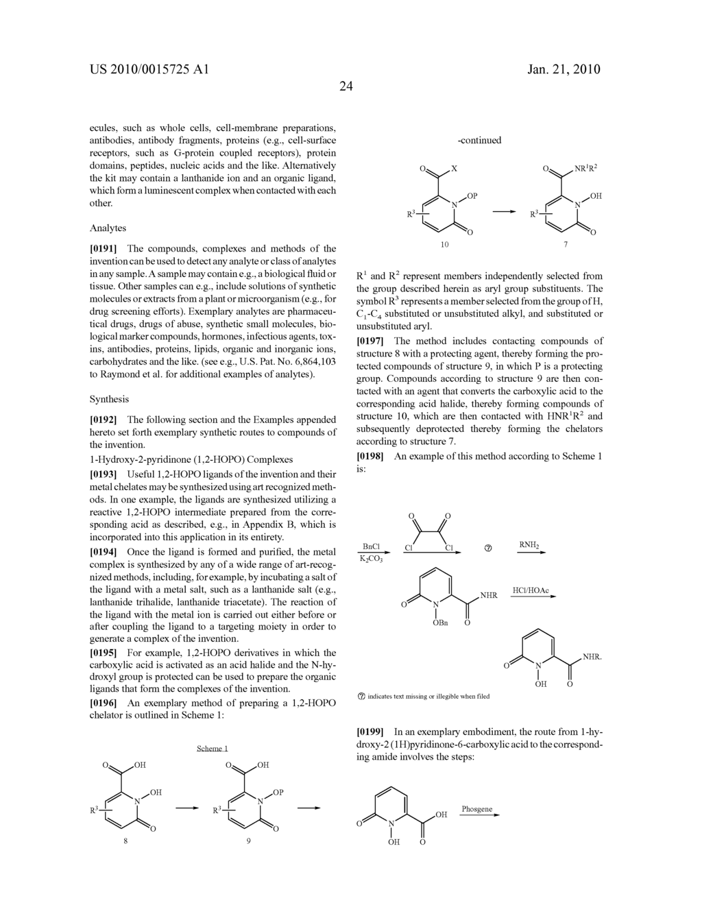 LUMINESCENT 1-HYDROXY-2-PYRIDINONE CHELATES OF LANTHANIDES - diagram, schematic, and image 25