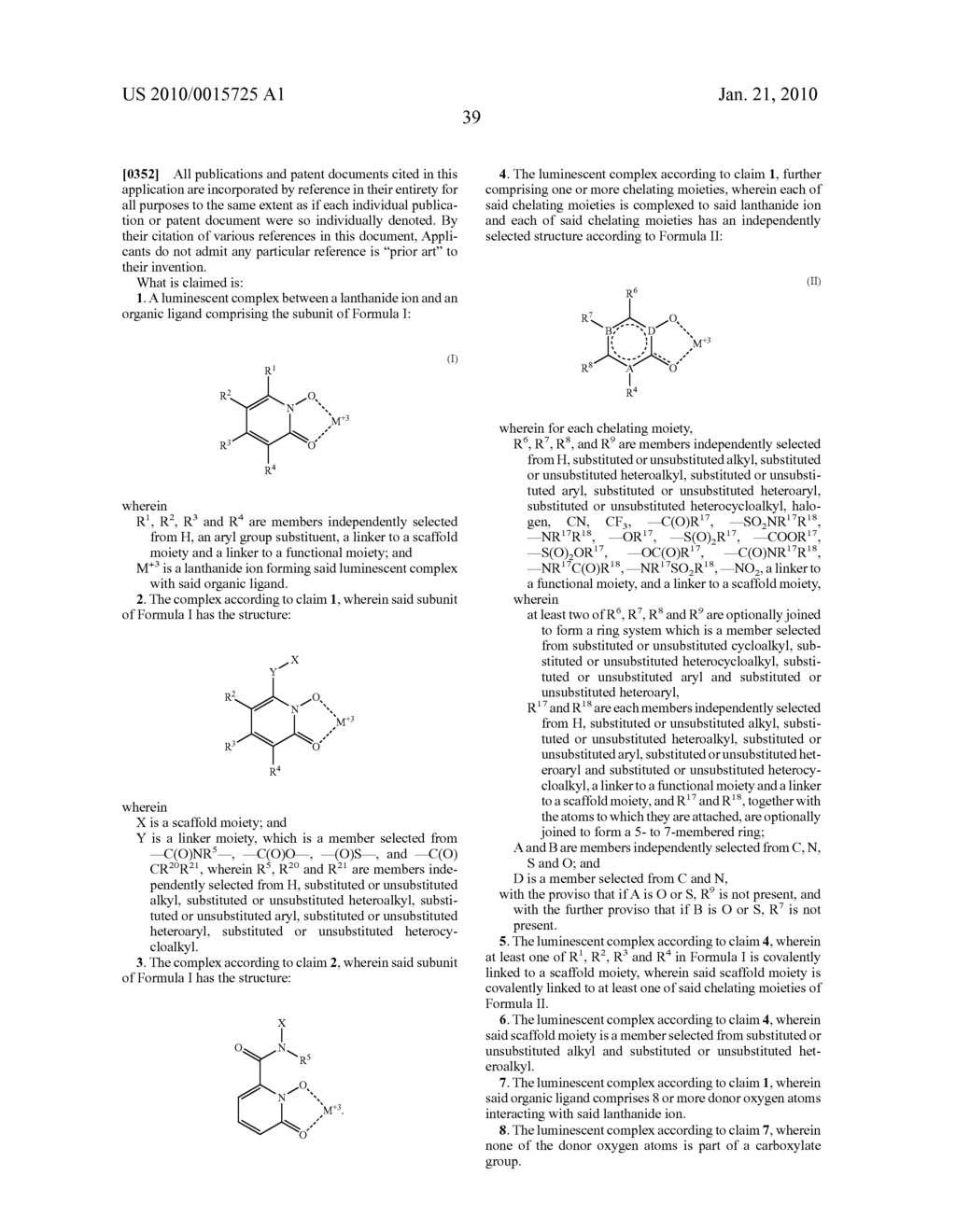 LUMINESCENT 1-HYDROXY-2-PYRIDINONE CHELATES OF LANTHANIDES - diagram, schematic, and image 40