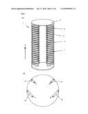 VERTICAL HEAT TREATMENT BOAT AND HEAT TREATMENT METHOD FOR SEMICONDUCTOR WAFER diagram and image