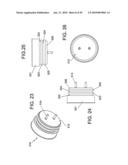 END CAP, SOCKET, AND ADAPTORS FOR USE WITH A LAMP diagram and image