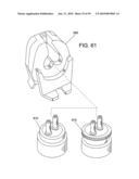 END CAP, SOCKET, AND ADAPTORS FOR USE WITH A LAMP diagram and image